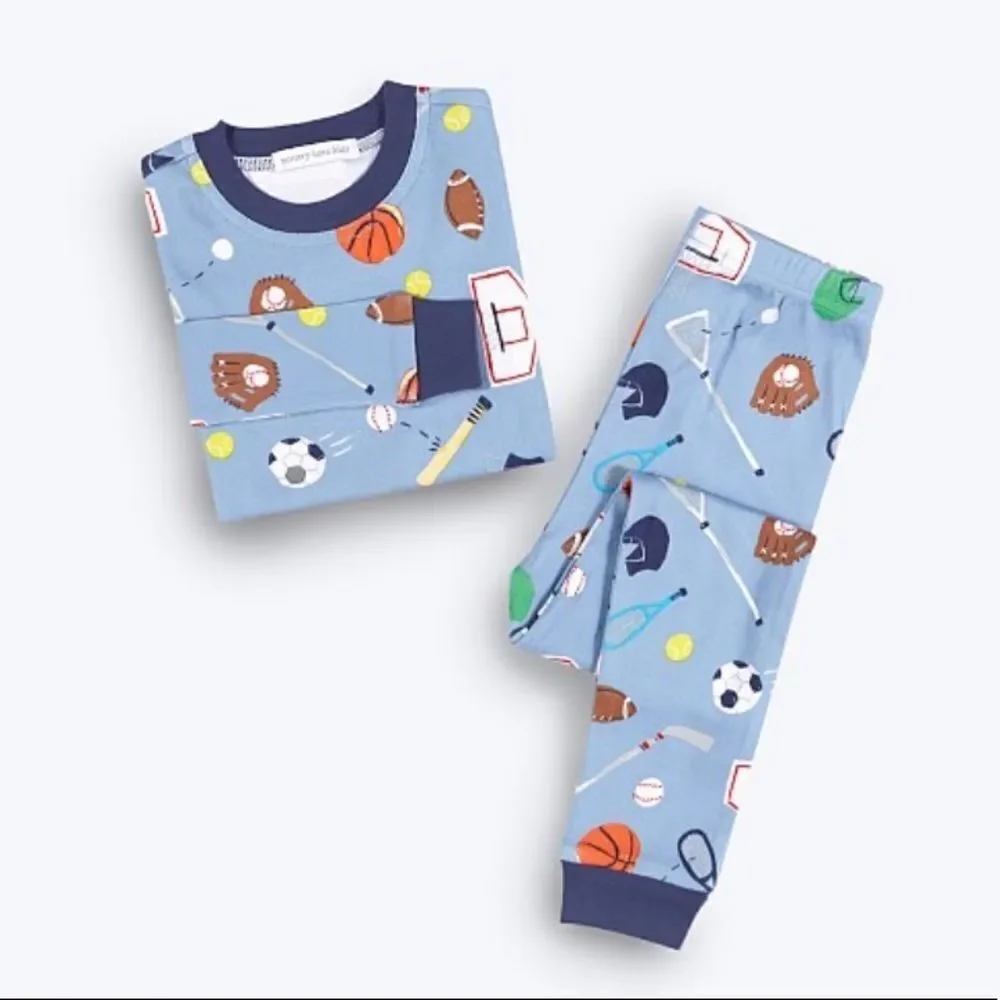 Pottery Barn Kids Sports Pajama Set